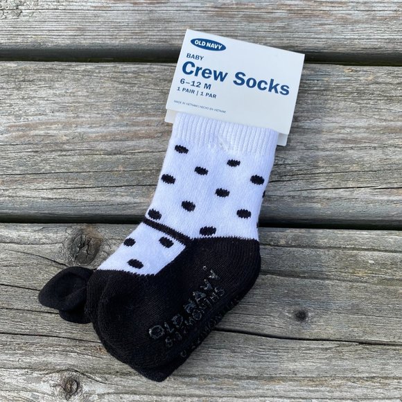 Old Navy Ballet-Slipper Graphic Bow-Tie Socks for Baby - Picture 2 of 11